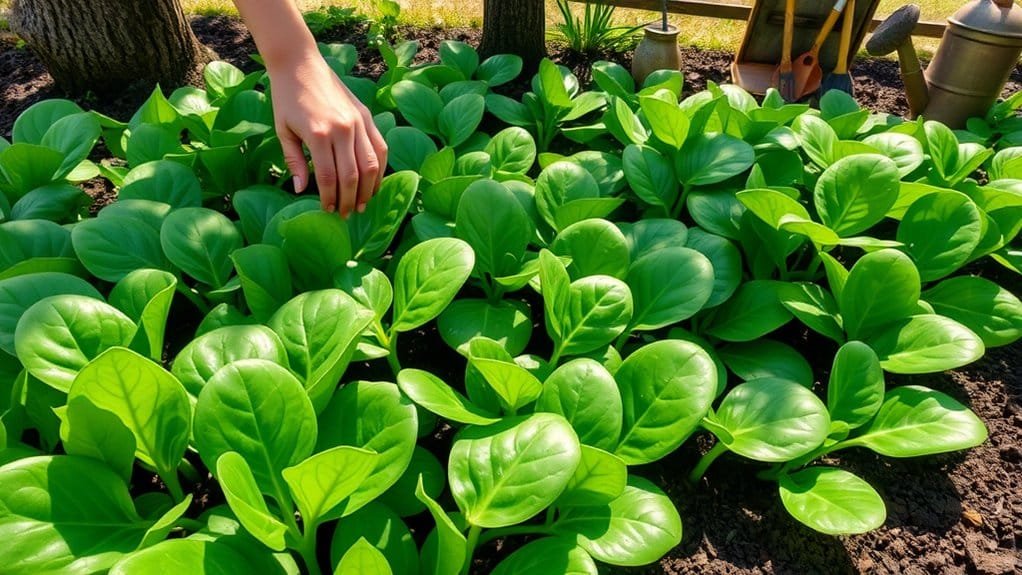 eigen spinazie laten groeien