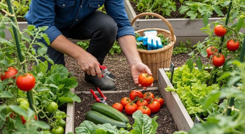 moestuin oogsten handleiding